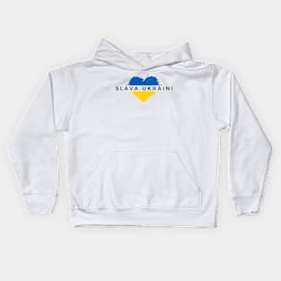 SLAVA UKRAINI Kids Hoodie